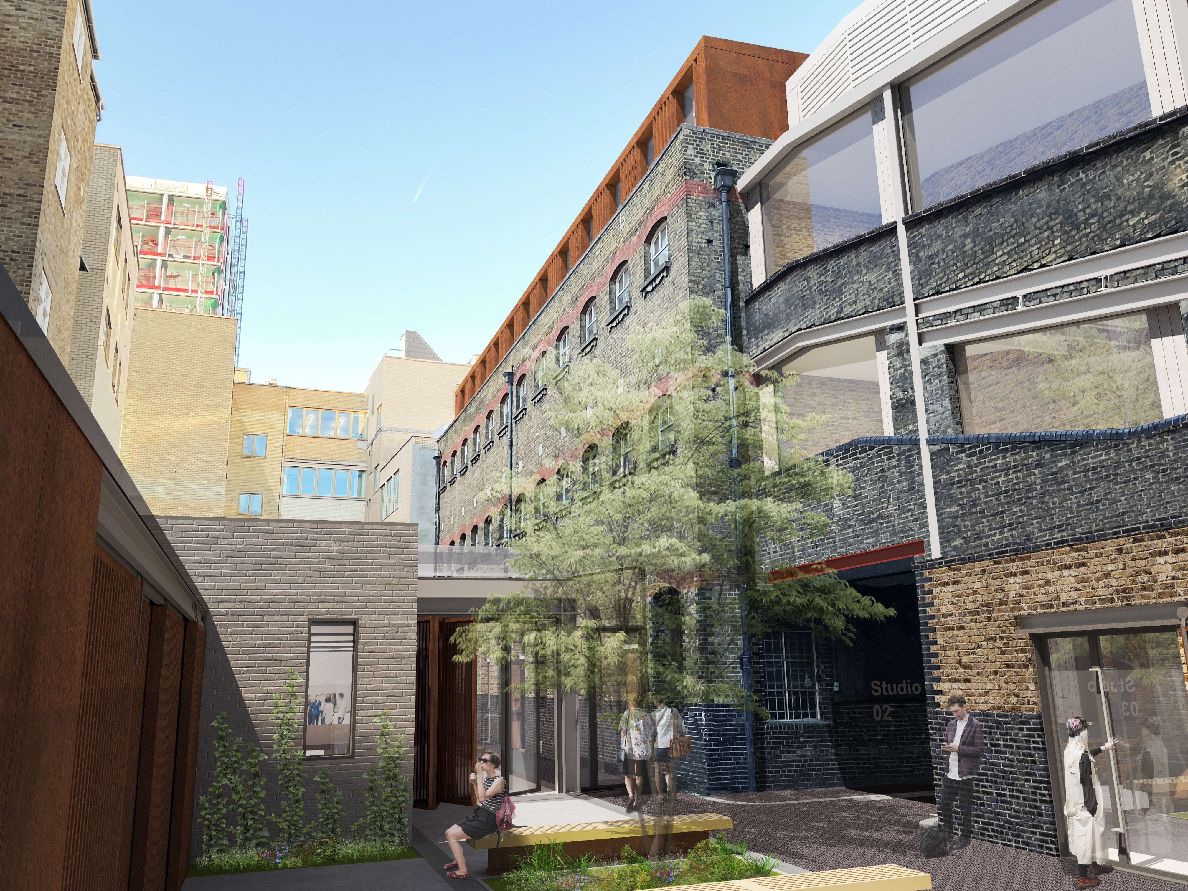 Courtyard west